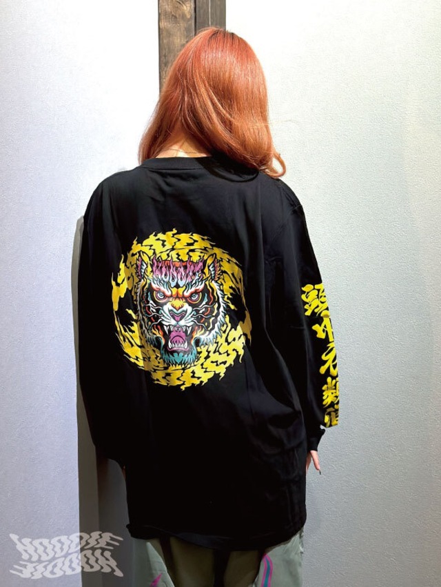 【HOODIE】LT/S HDHKG BLACK