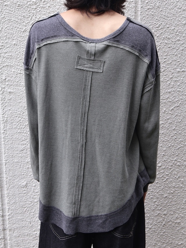 patchwork design thermal top