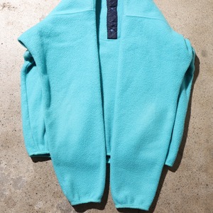 美品 M USA 91年 スナップT Patagonia パタゴニア フリース アクアブルー synchilla snap-t 水色