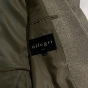 allegri ITALY アレグリ モール系 2B テーラードジャケット M /メンズ/ベージュ系/C-TK83