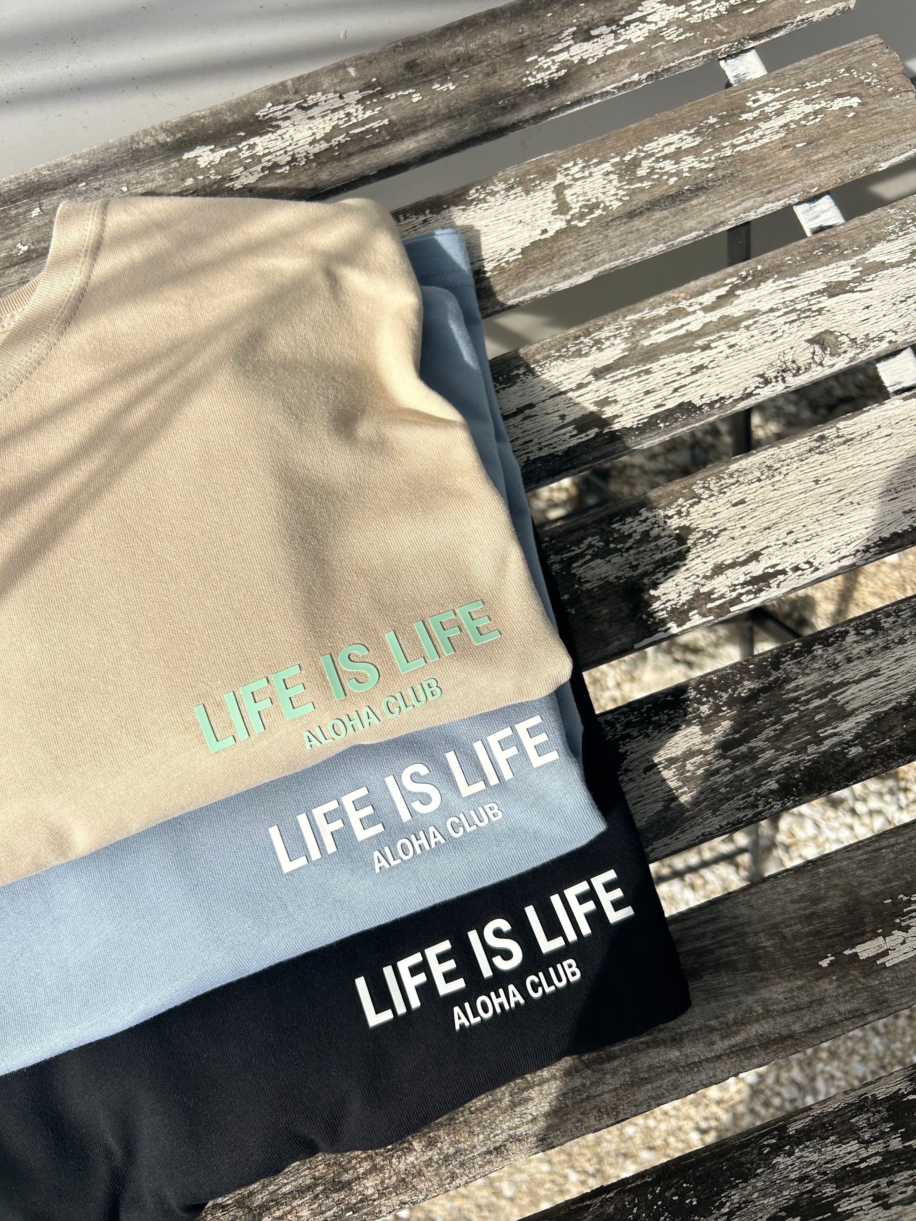 LIFE isオリジナル ラバーロゴTシャツ ¥6,990+tax