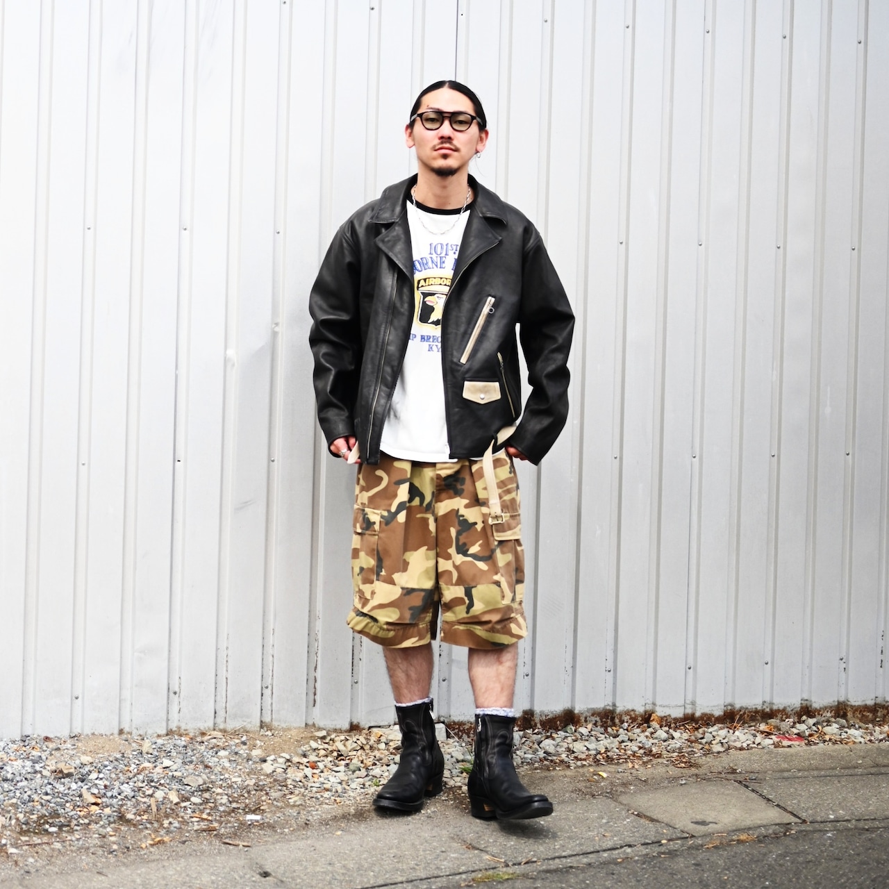 OLDJOE(オールドジョー）PATINA HORSE-HIDE PERFECTO JACKET (Two-Tone)を夏着るなら