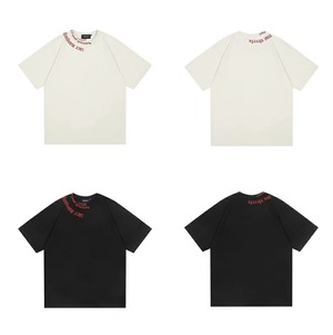 OISIS034 ネックライン刺繍Tシャツ