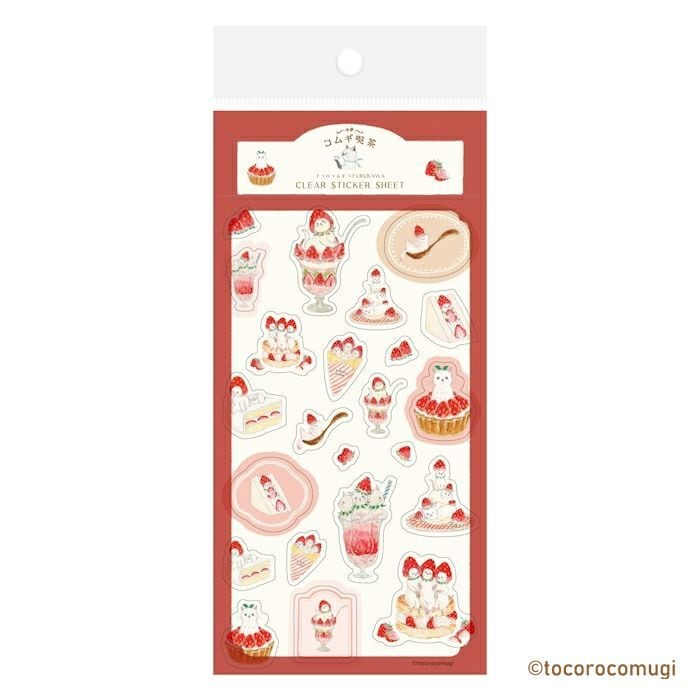 和紙フレークシール ストロベリー トコロコムギ | tocorocomugi store