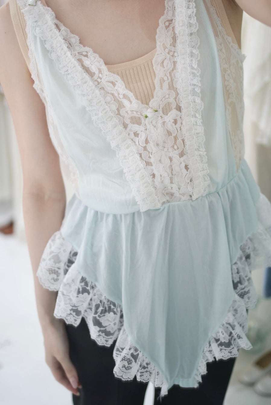 ice mint blue lingerie body suit