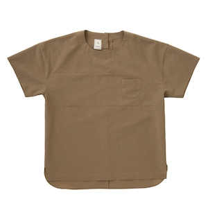 VENTILATING TAFFETA T-TYPE SHIRT / タフタT-TYPEシャツ (BEIGE)