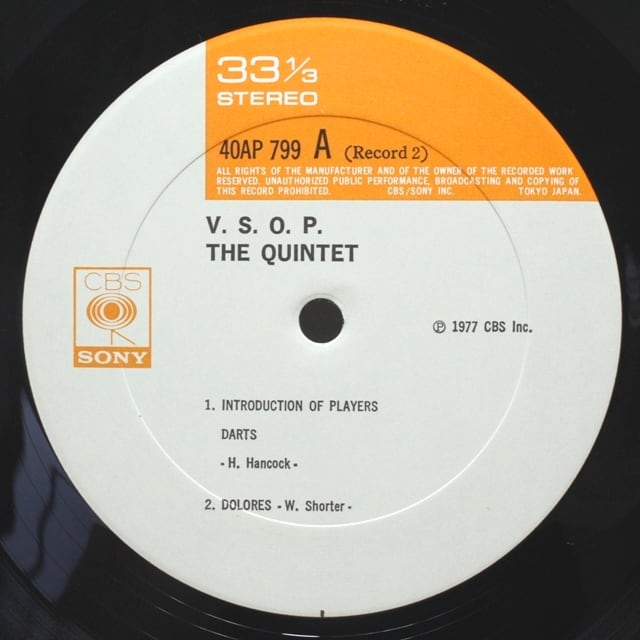 The V.S.O.P. Quintet / The Quintet [40AP 798~9] - 画像5