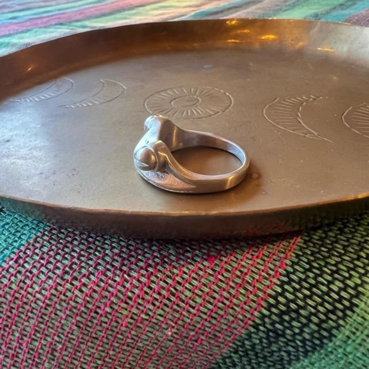TOPANGA Jewelry　Frog face ring　カエルの顔リング　カエル　リング　指輪　frog 　ギフト　プレゼント
