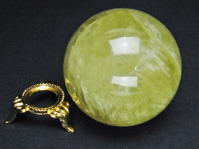 シトリン 丸玉 58mm シトリンクォーツ スフィア 黄水晶 一点物 151 