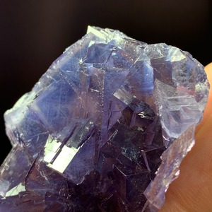 透明感あり✩美しい色合いフローライト原石クラスター