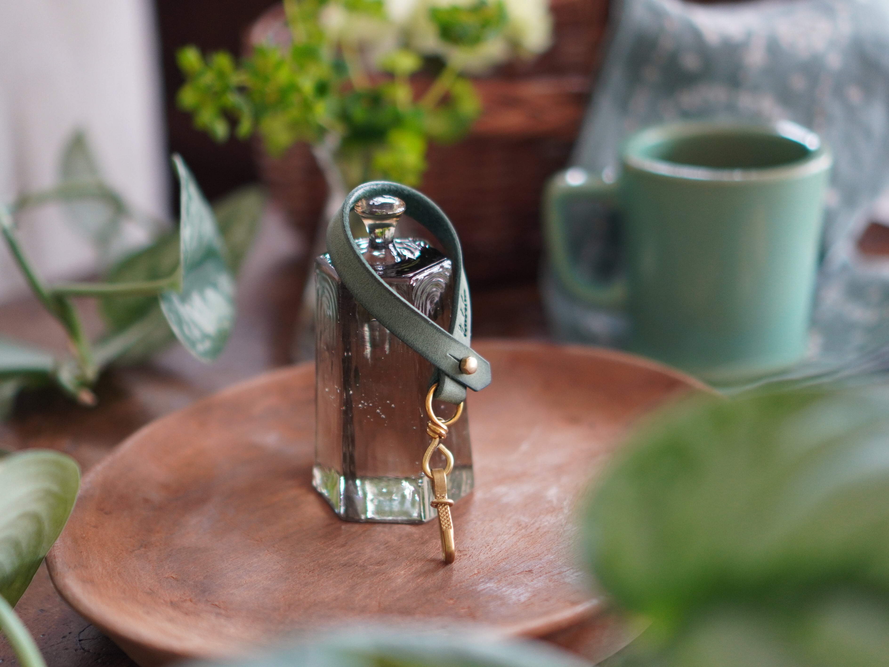 【Macaron Green】Twist キーホルダー