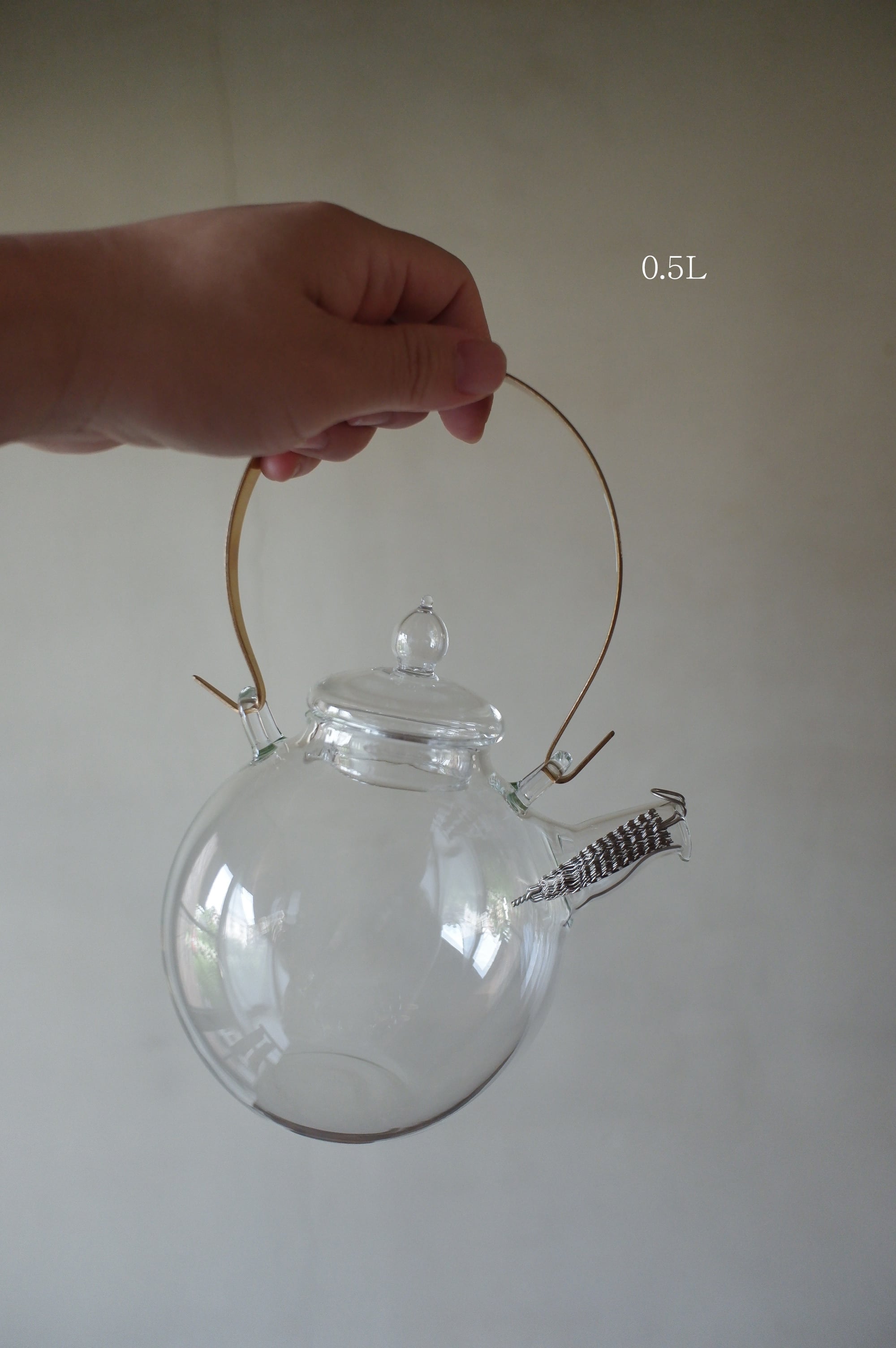 硝子工房 クラフト・ユー まんまるポット 0.5L | 木琴堂