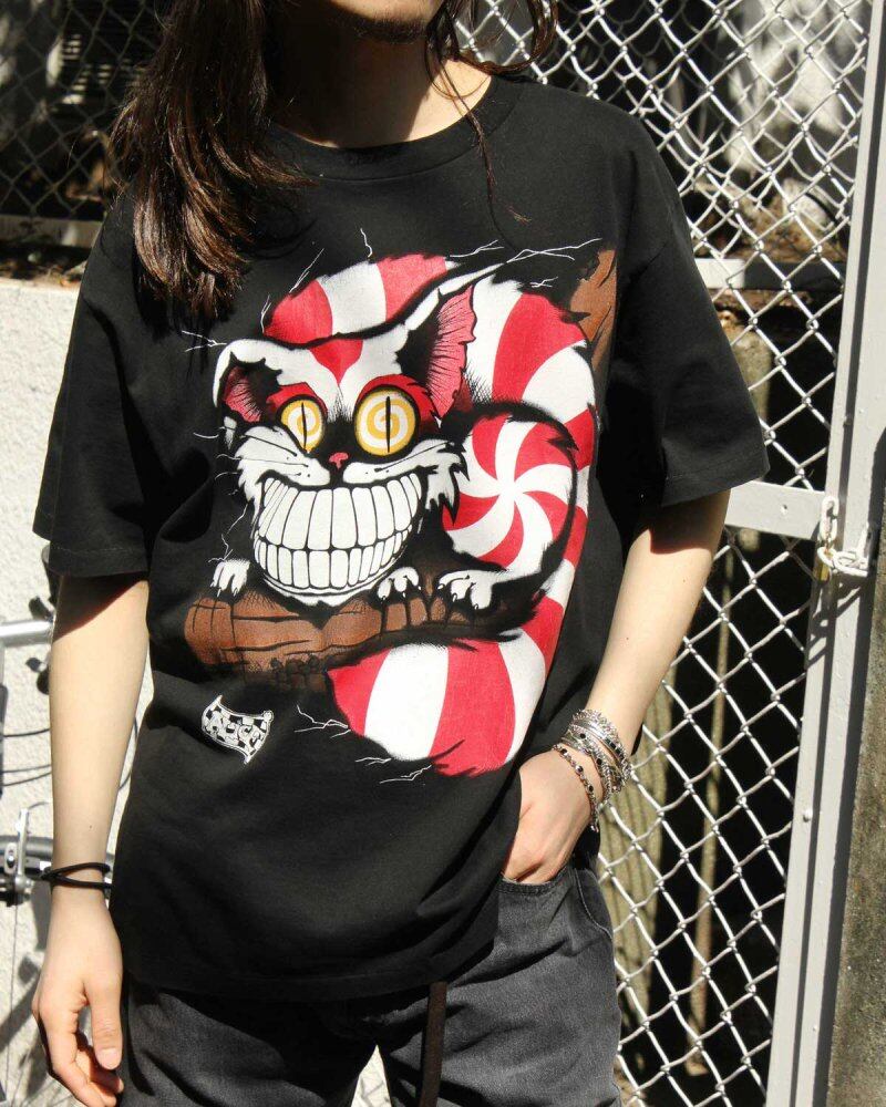 Alice in Wonderland Vintage T-shirt [ANDAZIA] [1990s-] Cheshire