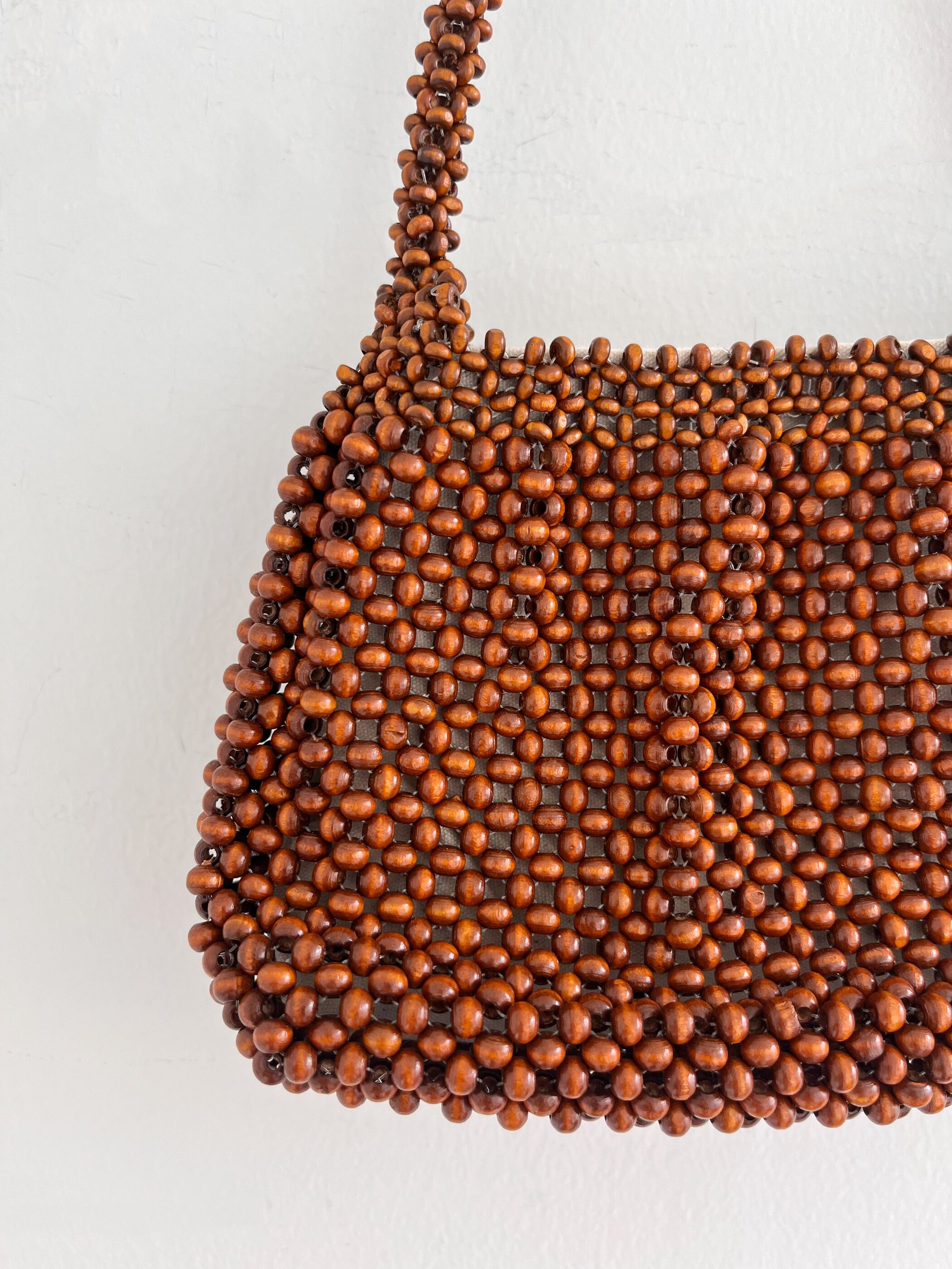 LEON BRIE beads bag