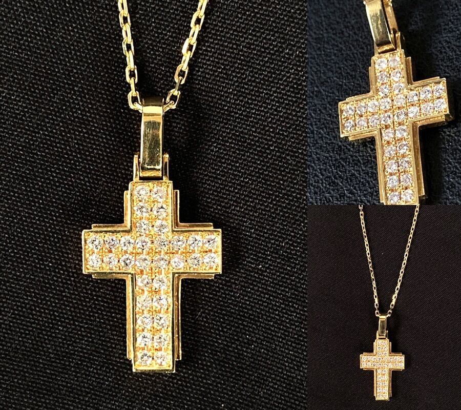 【廃盤品】シンパシーオブソウル ダズルクロス ペンダント パヴェ クロス SYMPATHY OF SOUL シンパシーオブソウル ダズルクロス ダイヤモンド