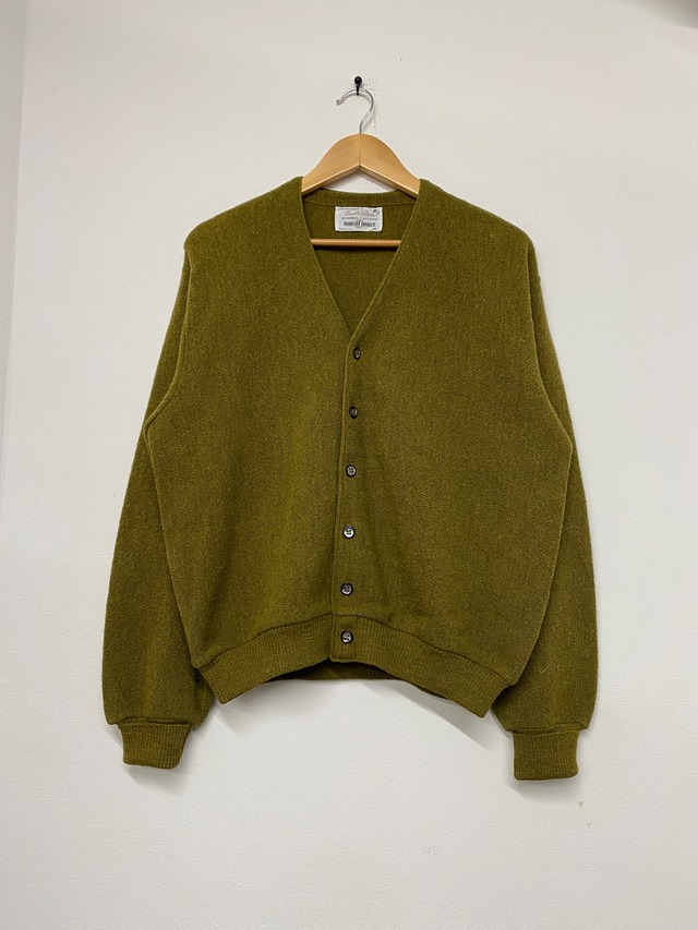 60-70sRobertBruce Alpaca/Wool Knit Cardigan/M-L