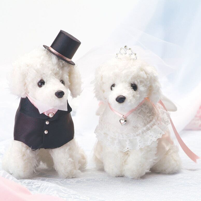 ホワイトプードル ウェルカムドッグ 手作りキット ピンク 犬 | 幸せデリバリー（ギフト・結婚式アイテム・手芸用品の通販） powered by  BASE