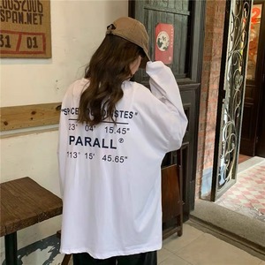 シンプル バックロゴ ロンT　T175