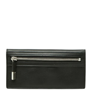 ディオール オム 長財布 二つ折り ブラック レザー メンズ DIOR HOMME 【中古】