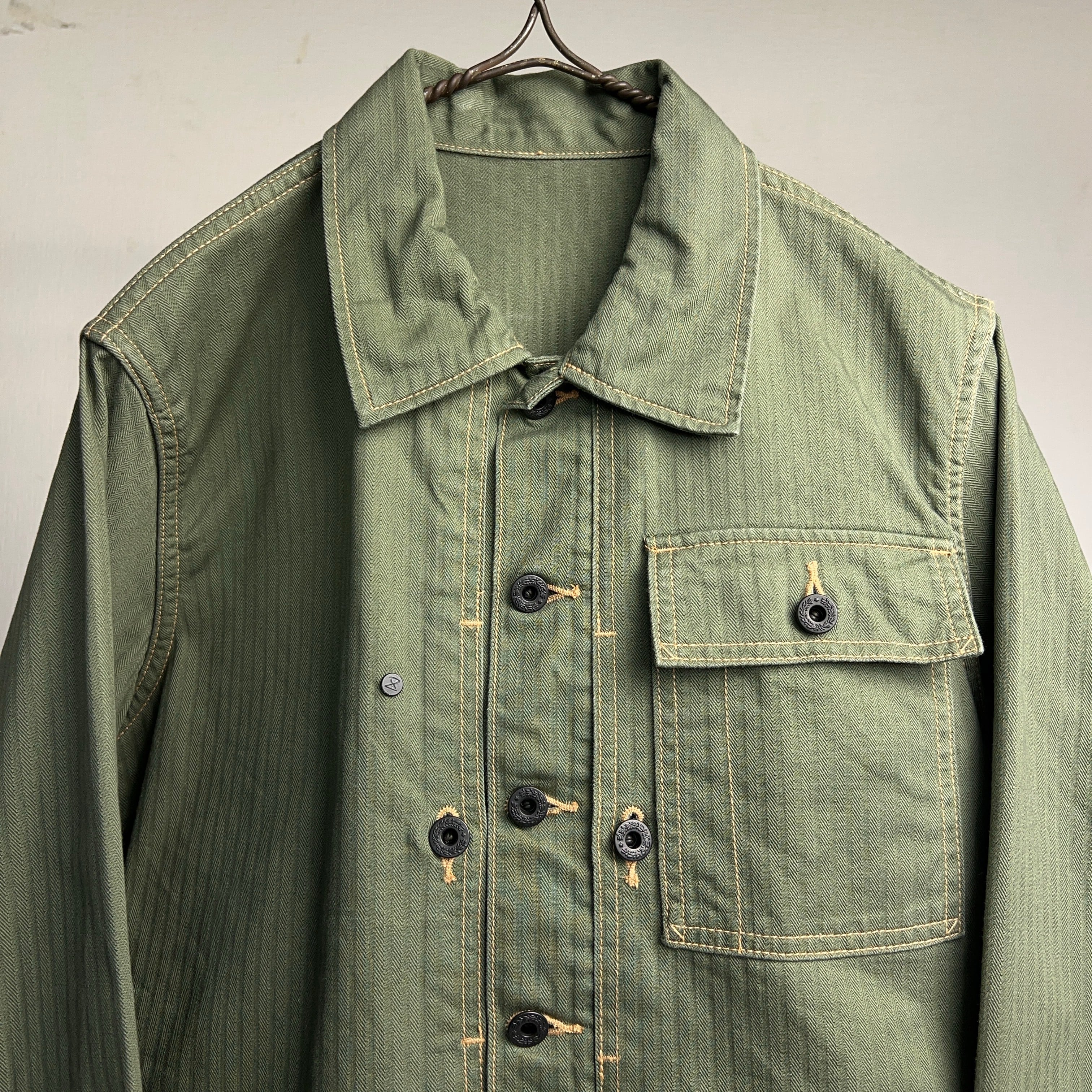 USMC P-44 TYPE REPLICA MILITARY JACKET ヘリンボーンツイル USMC P-44 TYPE REPLICA MILITARY JACKET ヘリンボーンツイル