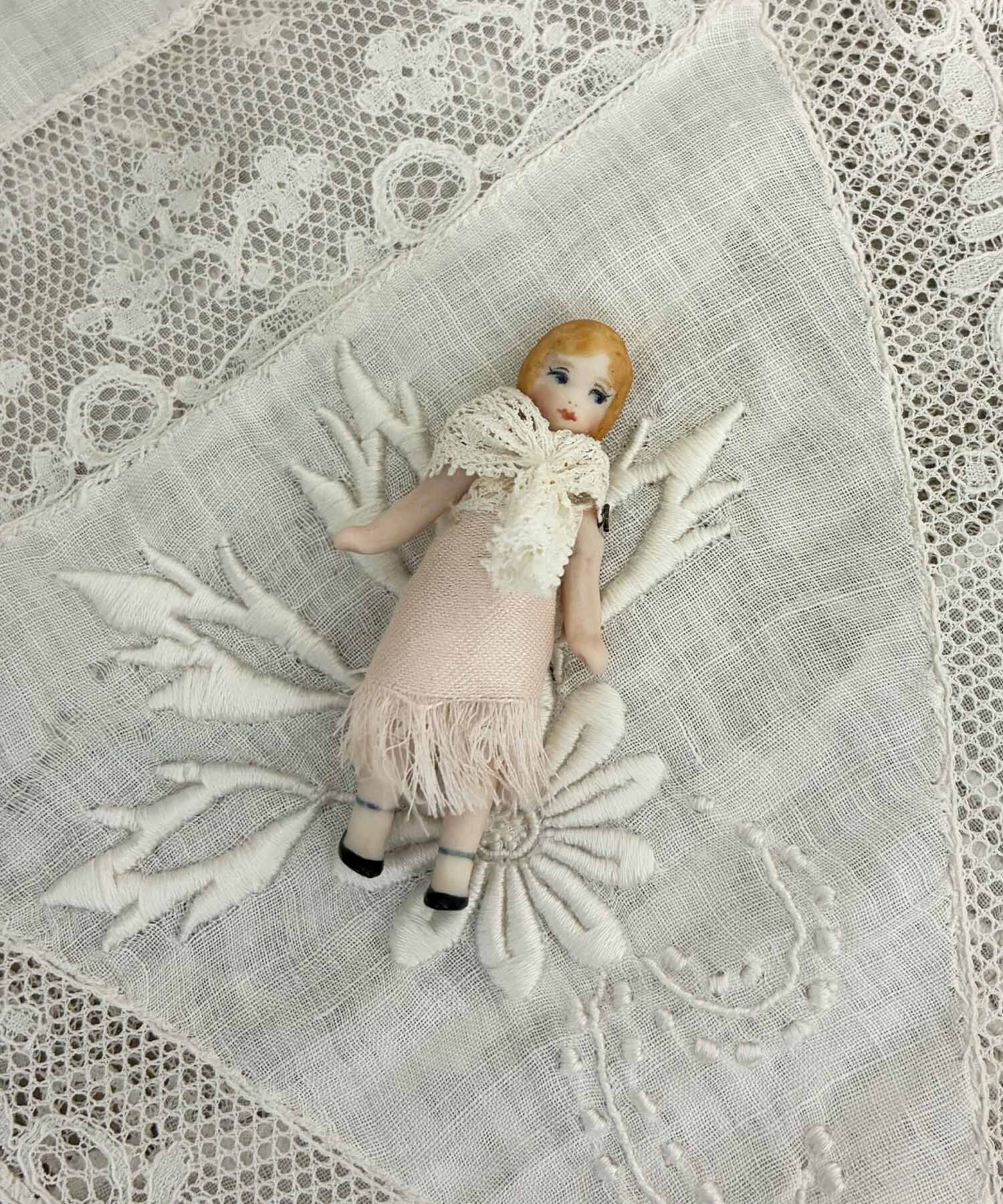 完成ドール】ミニチュアオールビスクドール/デイジー2A/5.2cm | Shall