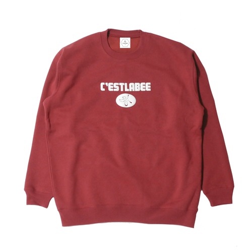 22AW Foam Logo Sweatshirt(Burgundy)