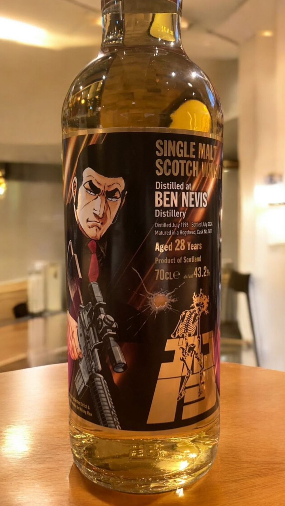 ゴルゴ13ラベル ベン・ネヴィス1996 700ml ゴルゴ13ラベル ベン・ネヴィス1996 700ml - メルカリ