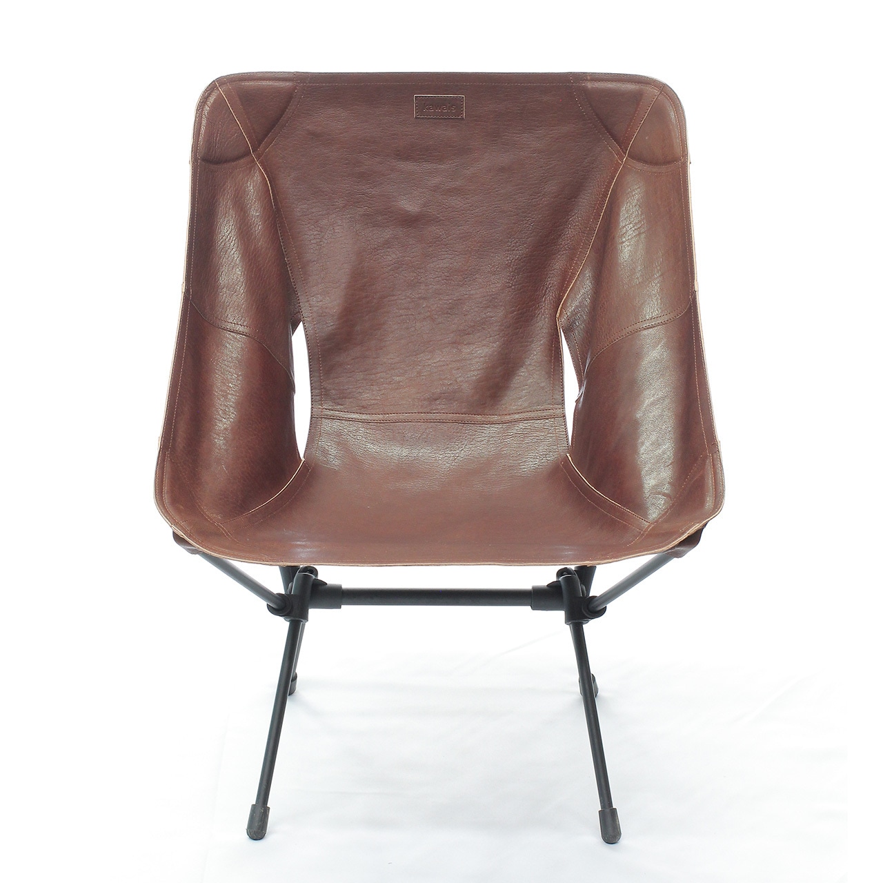 【kawais】 leather chair seat<garbon>_dark brown