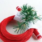 自遊花人 水引お正月飾り 重ね「松寿」