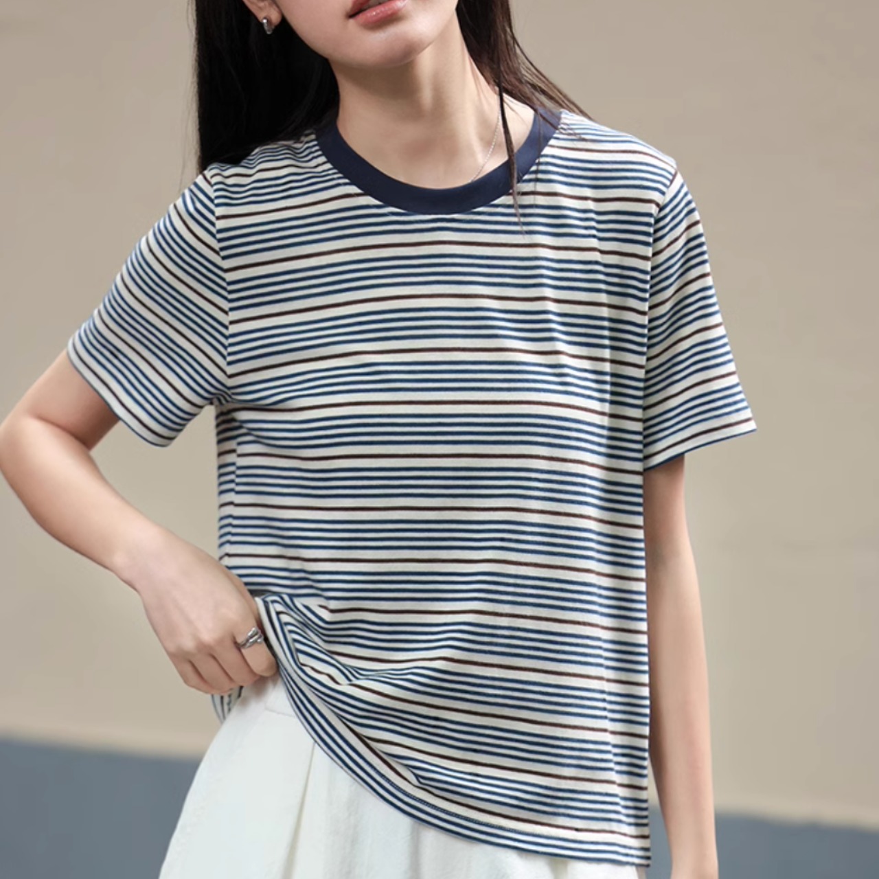 レトロマルチボーダーTee