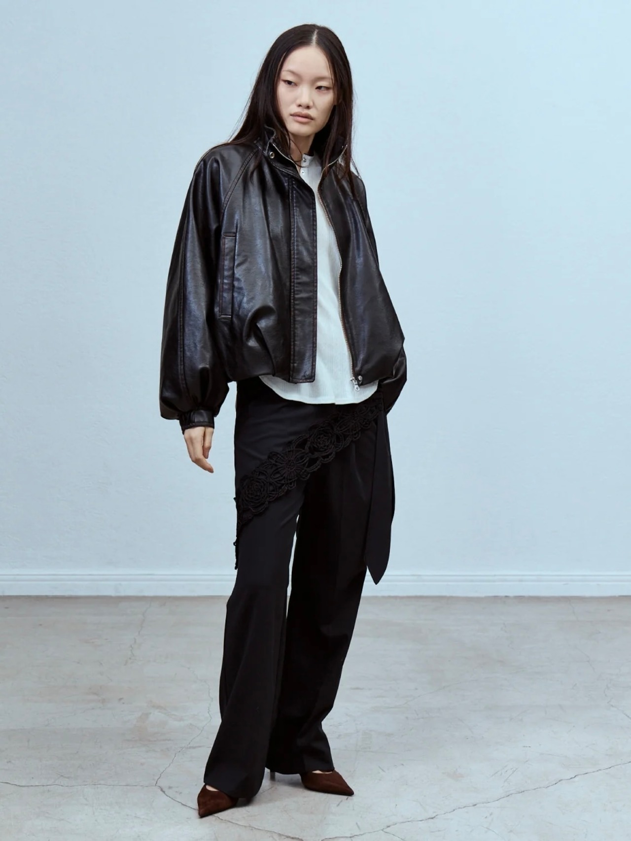 【26AW】THINGS THAT MATTER シングスザットマター / アウター / FAUX LEATHER BALLOON BLOUSON　0586TM0608P - 6