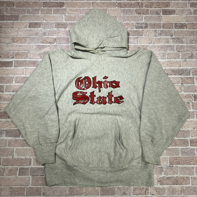 1980s CHAMPION REVERSE WEAVE SWEAT PARKA "OHIO"