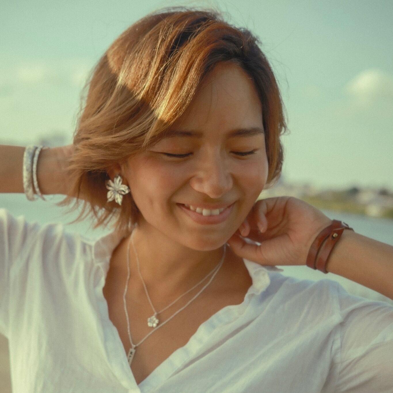 ハイビスカスネックレス | Ai Kaminaga - New Native Jewelry -