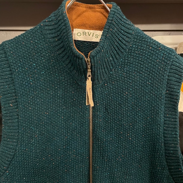 ORVIS Wool Knit Vest VOSTOK