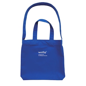 wethy 2way tote bag  Blue トートバッグ