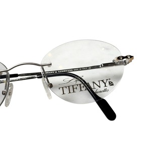 (nos) vintage TIFFANY LUNETTES platinum plated combi color glasses “T660”