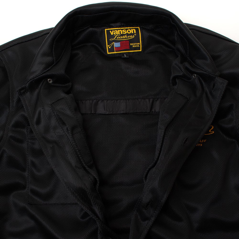TVS2605S メッシュワークシャツ | vansonleathers