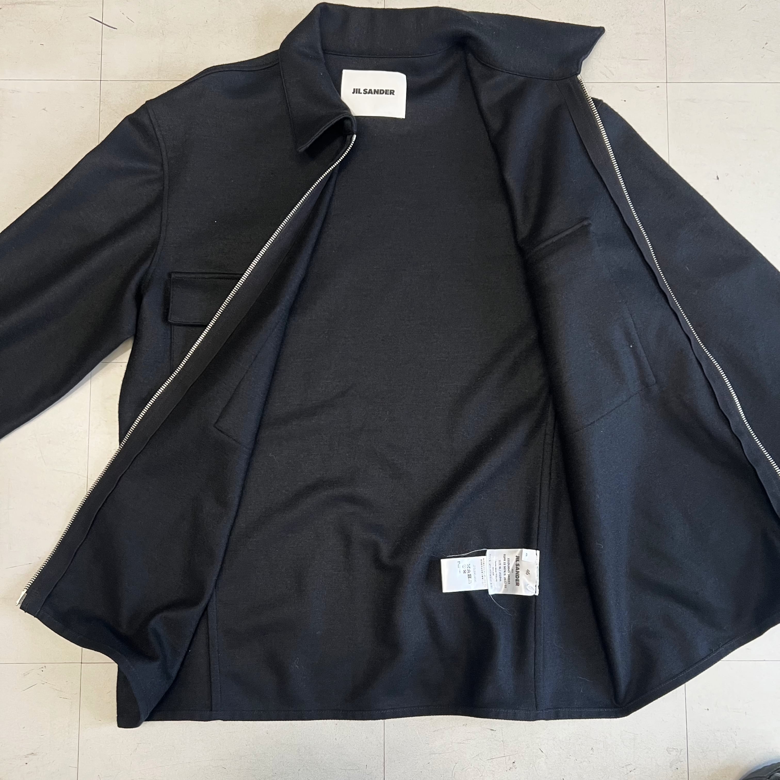 JIL SANDER ジルサンダー 22AW WOOL MELTON JACKET ウール JIL SANDER ジルサンダー 22AW WOOL MELTON JACKET ウール