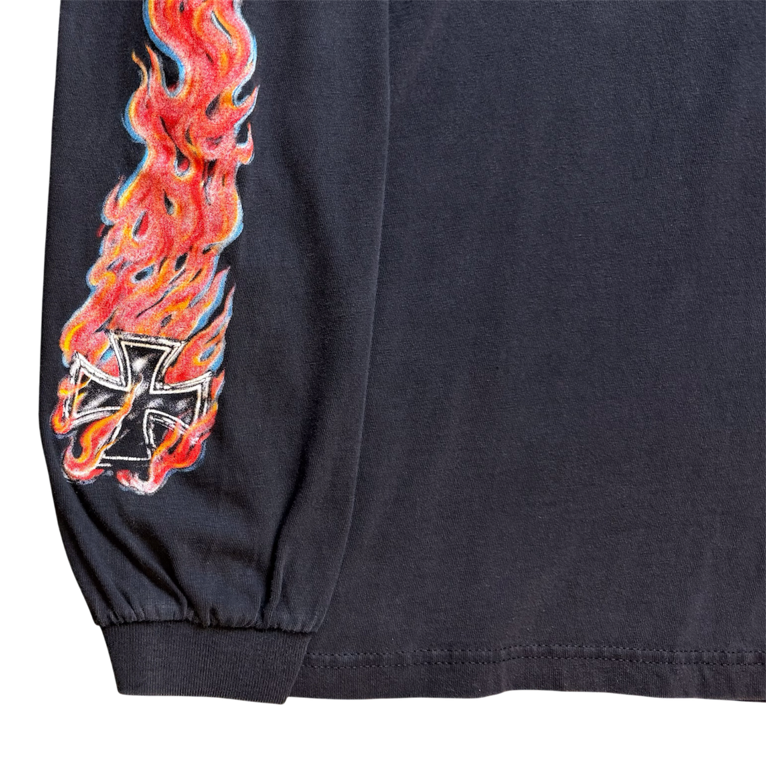 Motorcycle Print Longsleeve Tee