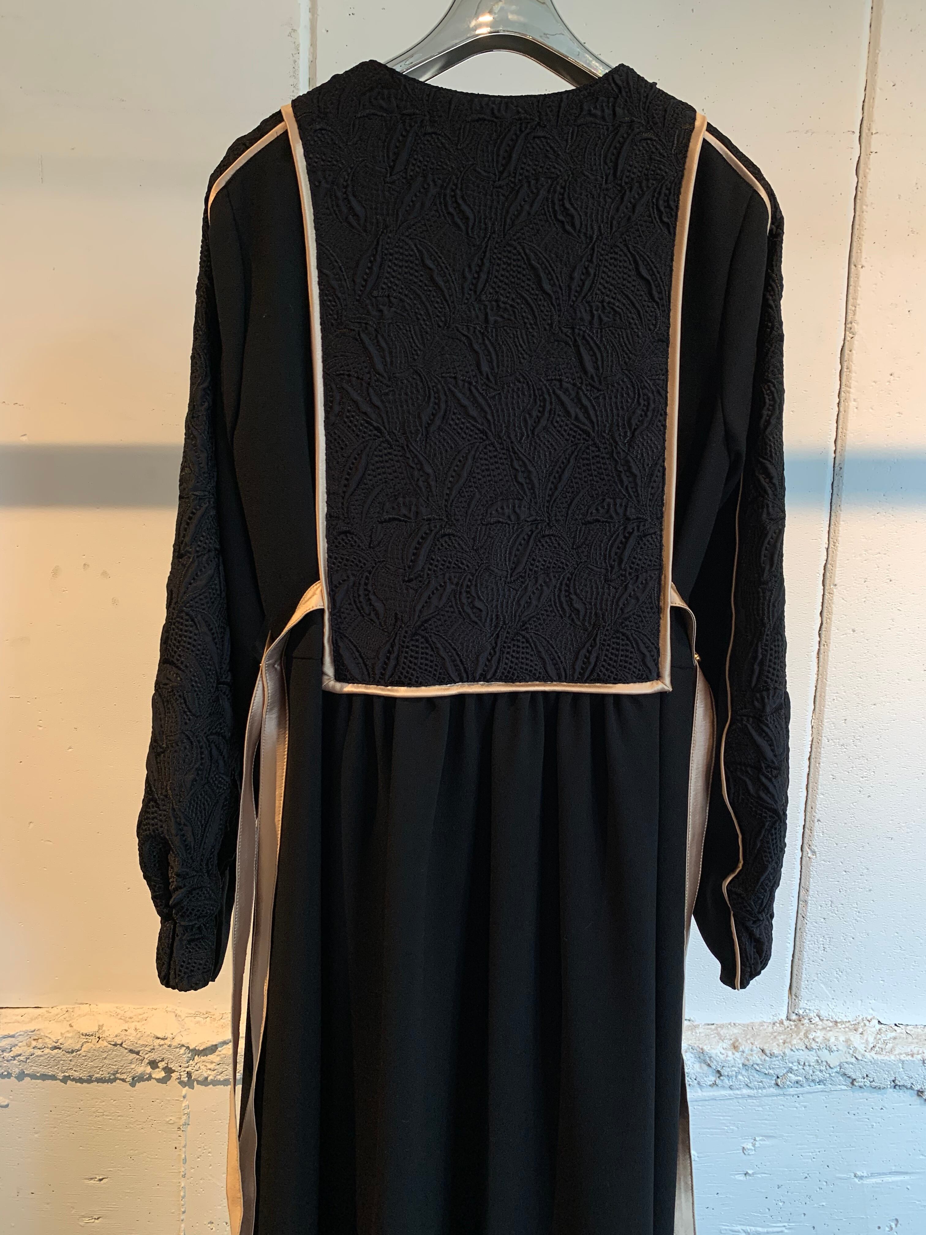 Tribal Embroidered Thawing embroidery dress (Black) MURRAL Black Tribal Embroidered Thawing embroidery dress (Black) MURRAL Black