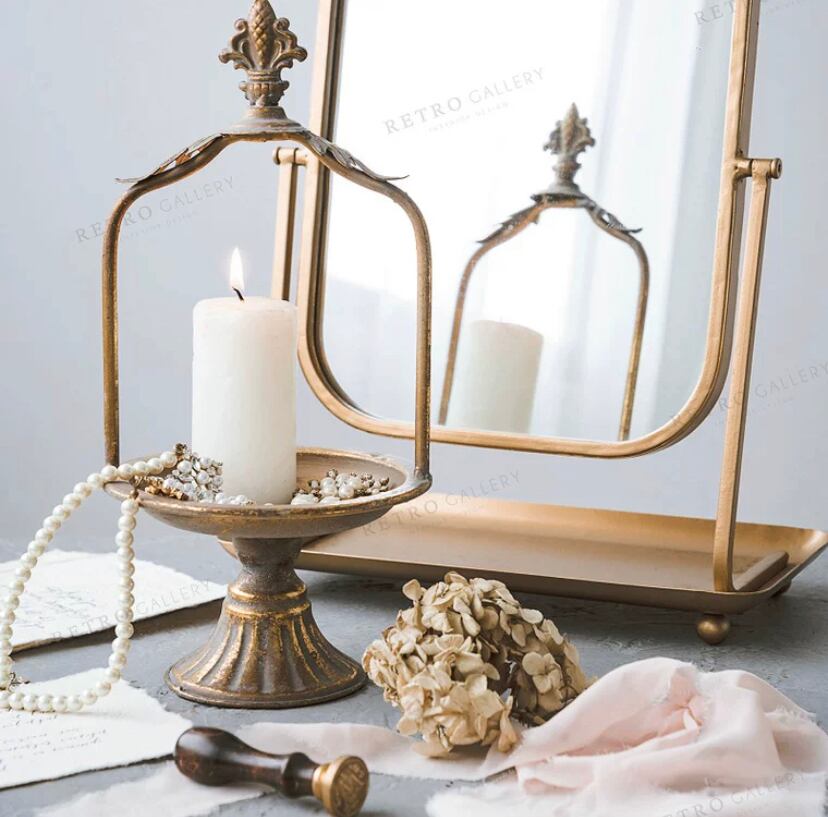 【2color】Antique candle stand【m145】