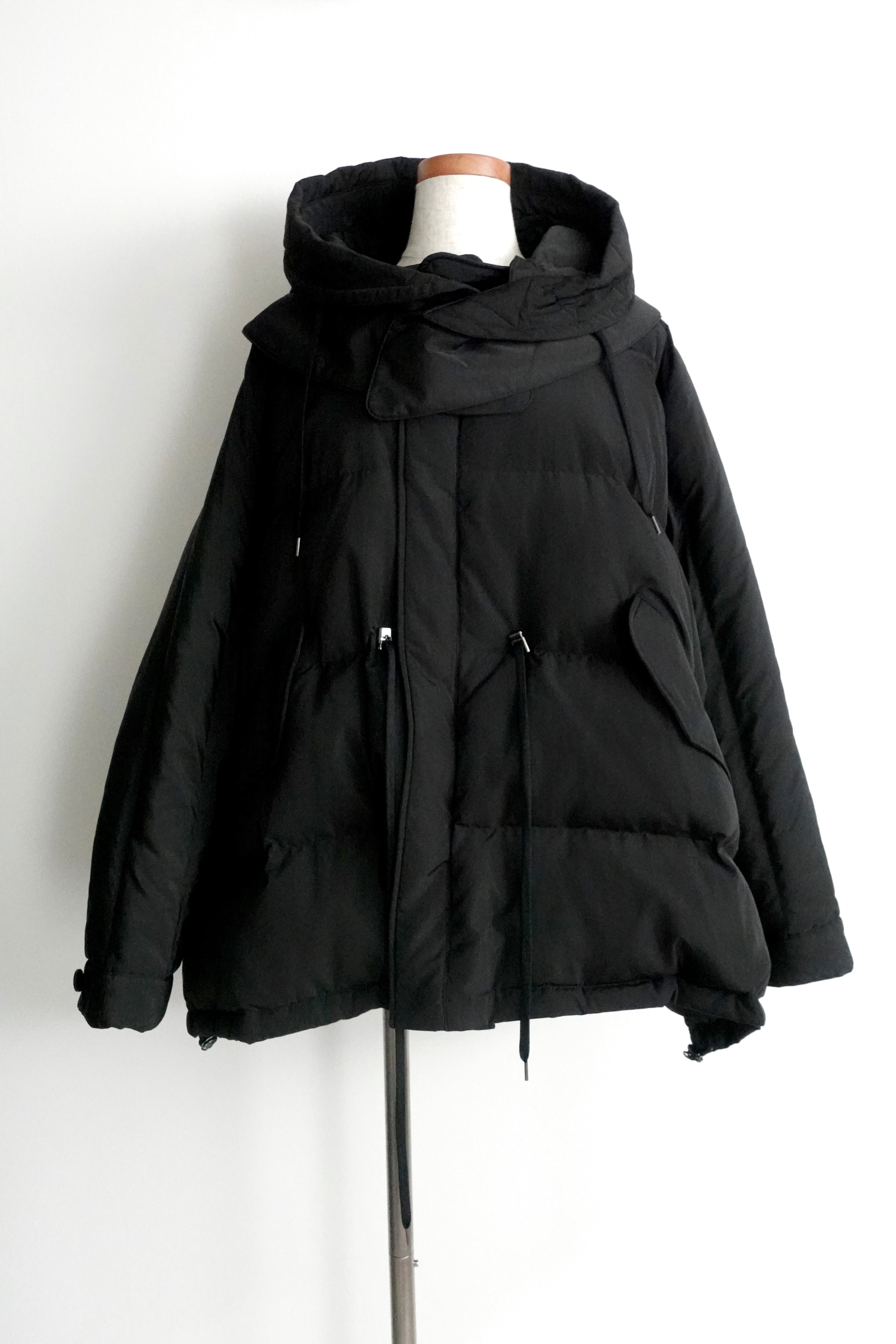 Mame Kurogouchi】Floral Jacquard Triple Cloth Jacket - black | TOLMA.