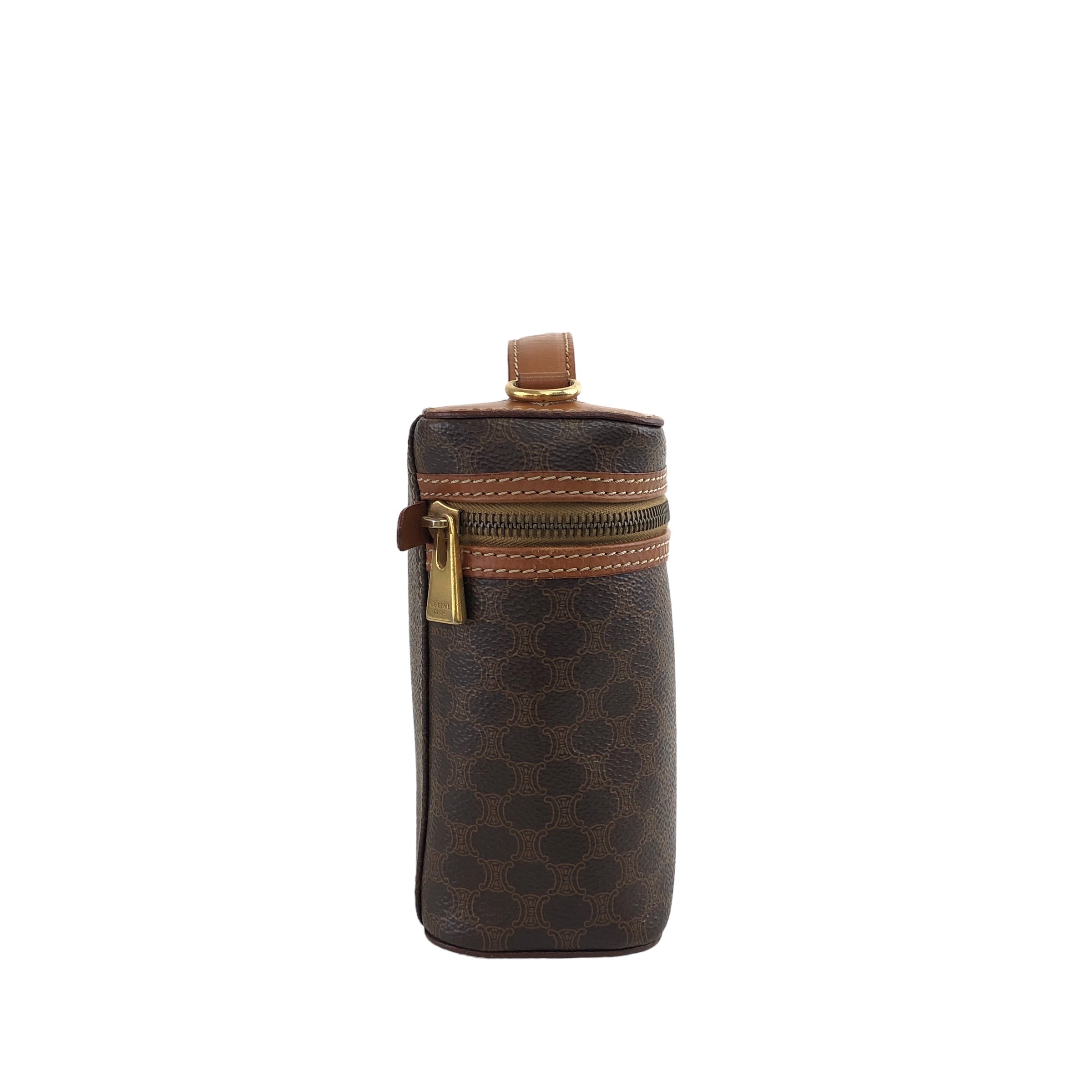 CELINE セリーヌ マカダム ショルダーバッグ ブラウン ブラゾン CELINE セリーヌ マカダム ショルダーバッグ ブラウン ブラゾン