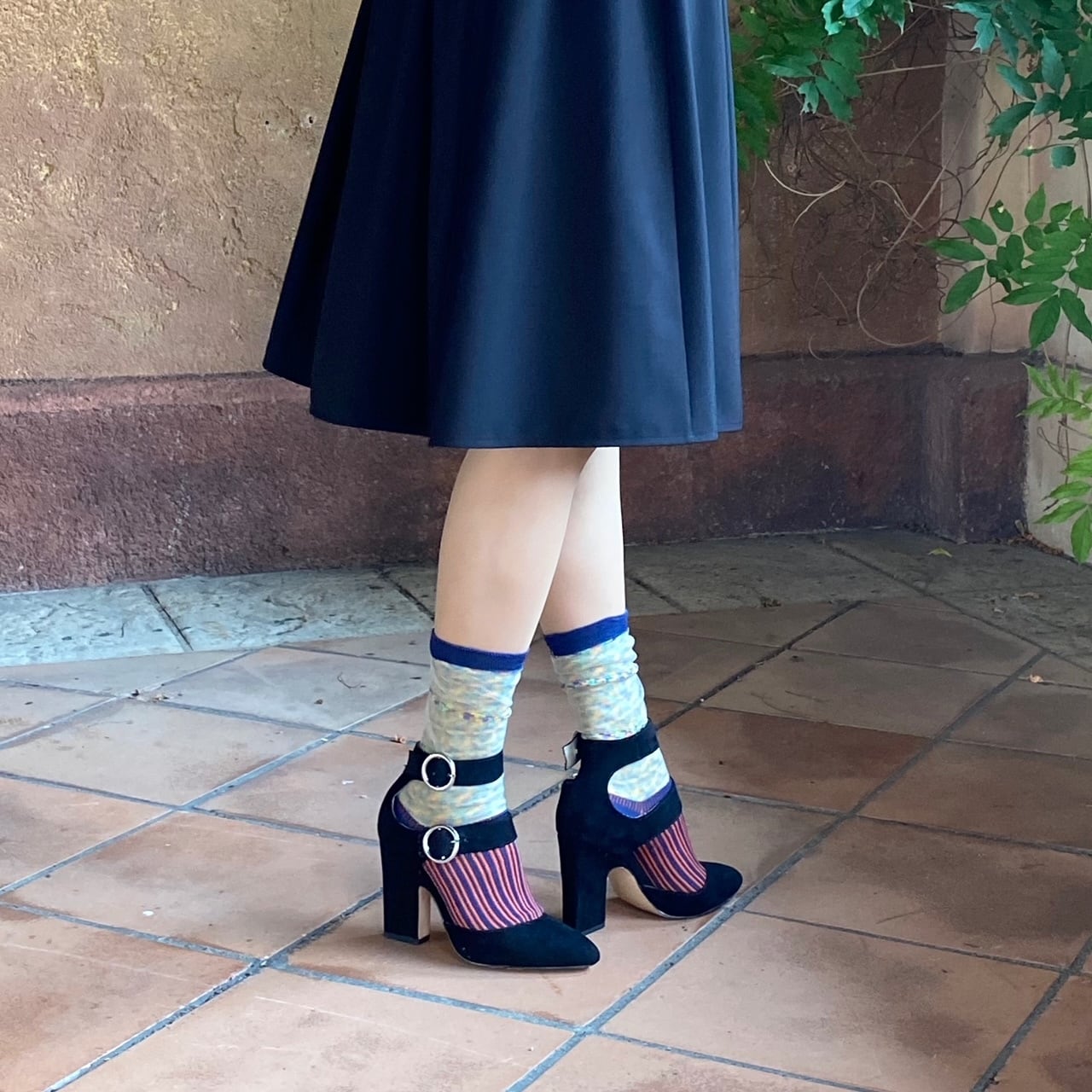 村尾 ANA限定 2本セット 2重編みソックス | 足属 ZOKZOK