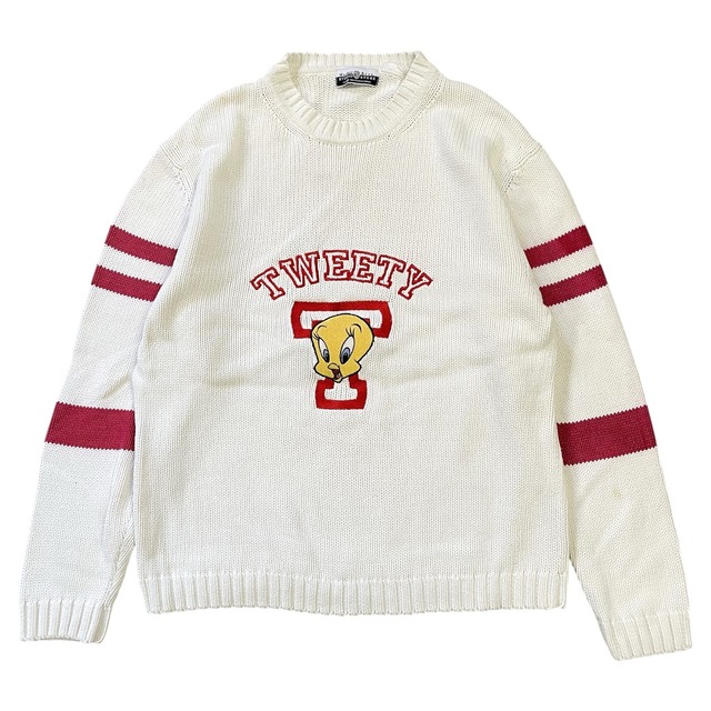90s Warner Bros. TWEETY コットンニット