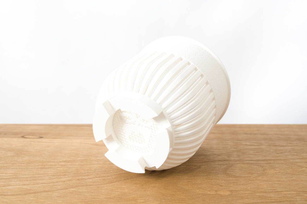 ハンギングみらい鉢(4号サイズ)｜ホワイト