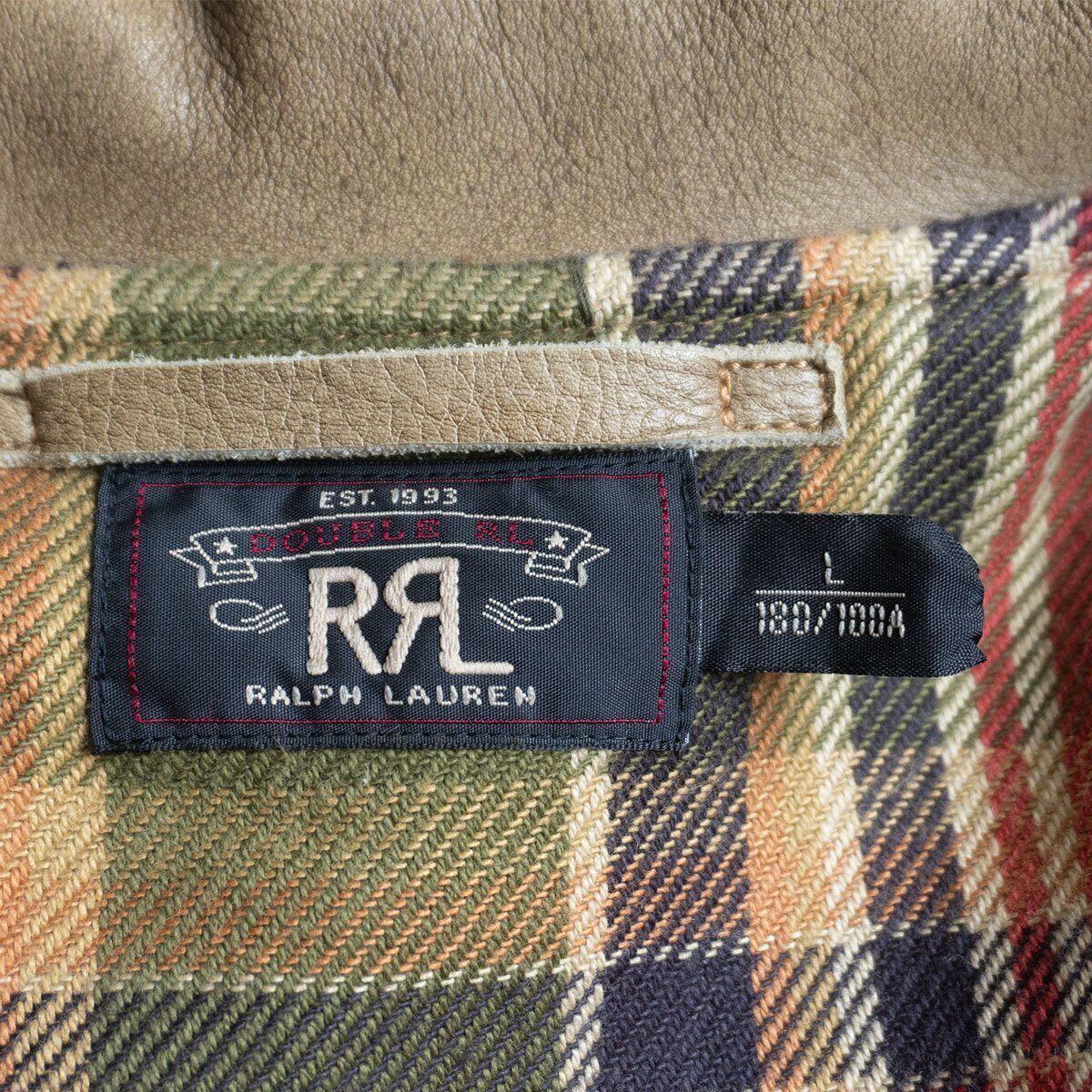 名作】RRL 【Leather sport jacket】L レザー スポーツ ジャケット