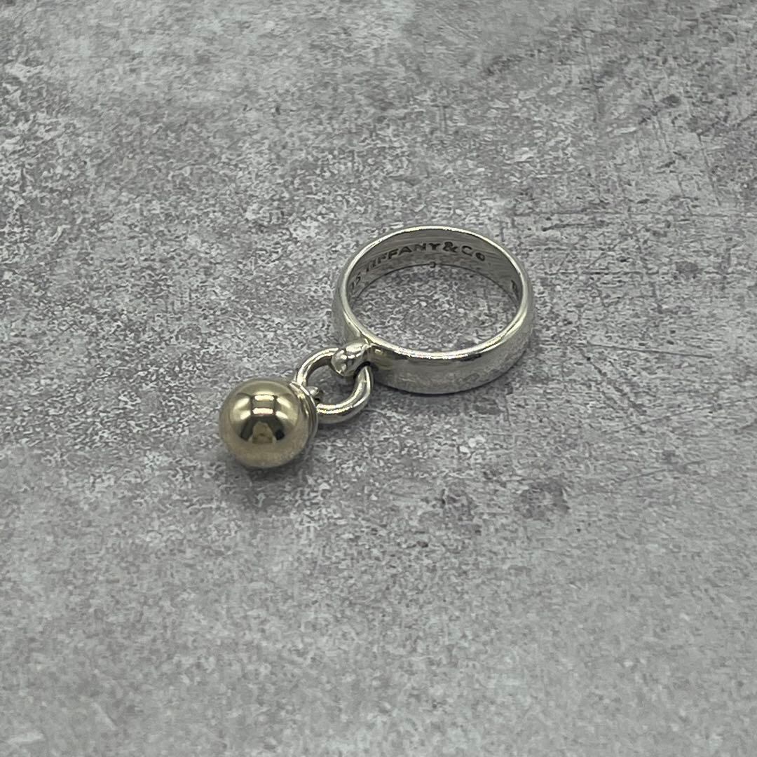 ティファニー TIFFANY&CO ボールダングル リング 7号 コンビ
