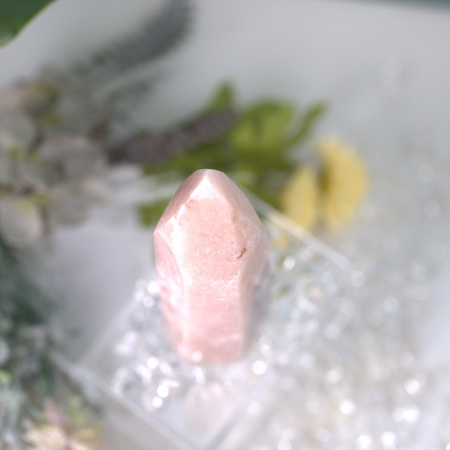 【愛と安らぎの光柱－真実の愛を引き寄せる癒しのストーン－】ピンクアメジストタワー　No.56_1