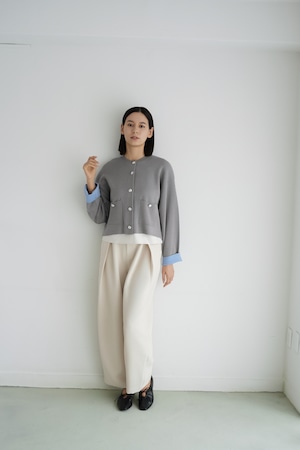 Deep-Tuck Cocoon Pants
